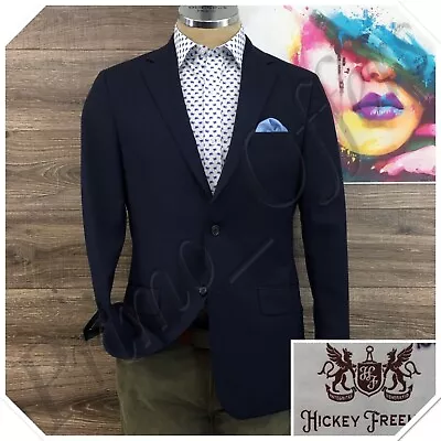 Hickey Freeman Mens Blazer Sport Coat 2 Button Casual Jacket Size 38R Wool Suit • $89.95