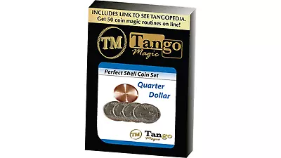 Perfect Shell Coin Set Quarter Dollar (Shell And 4 Coins D0200) By Tango Magic • £98.43