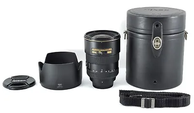 Nikon AF-S DX Zoom Nikkor 17-55mm F/2.8G IF-ED Lens SWM W/ Leather Case Hood • $816.20