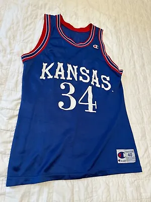 $80 • Buy Vintage Kansas Paul Pierce Champion Jersey 90's