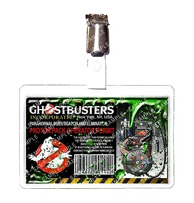 Ghostbusters Proton Pack Operator Ectoplasm Slime Prop Gift Comic Con Book Day • $13.53