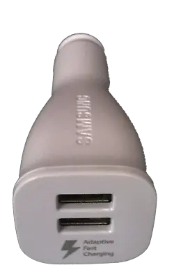 Samsung White Dual Port Adaptive Fast Car Charger For Galaxy S8 S7 Note 5 6 8  • $12.99