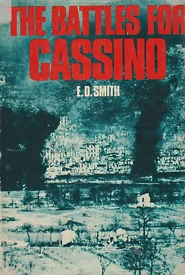 The Battle For Cassino By E. Smith (1975) Monte Cassino Battle Italy 1944 • $11.25