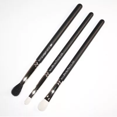 MAC 217 Blending Brush / 219 Pencil Brush / 224 Tapered Eyeshadow Brush 3 PC Set • $39.99