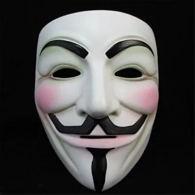 $12.99 • Buy V For Vendetta Mask Anonymous Guy Fawkes Adult Costume Accessory