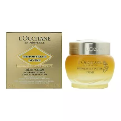 L'occitane Immortelle Divine Face Cream 50ml For Women • $166.38