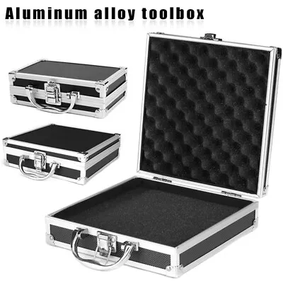 $16.79 • Buy Portable Aluminium Carry Case Tool Hand Box Storage Organizer Travel Tool Holder