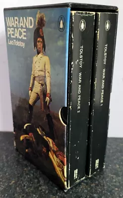 War And Peace By Leo Tolstoy  Penguin Paperback 2 Vol Box Set TV Tie In 1972 • £9.98