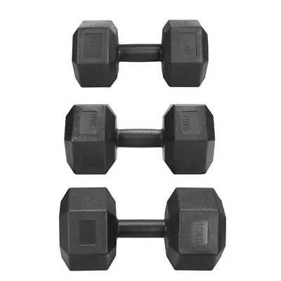 2x4kg/2x5kg/2x6kg/2x7.5kg/2x10kg Dumbbells Hex Dumbbell Weight Set Hand Weights • £19.99