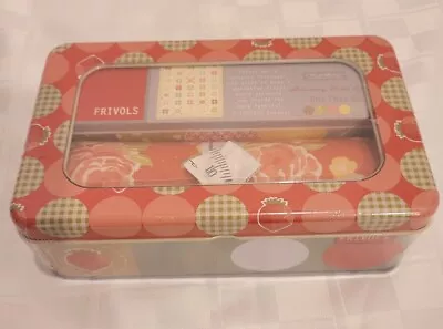 MODA Frivols #6 Strawberry Fields Revisited  Vintage  Quilt Kit Tin  NIP  • $50