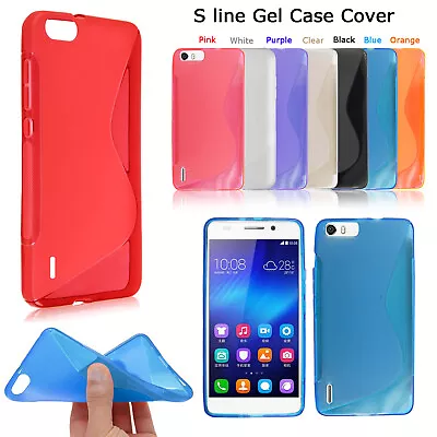 Case For Huawei P20 P10 Lite Pro P9 Y9 Y7 Shockproof Silicone S-line Phone Cover • £1.99