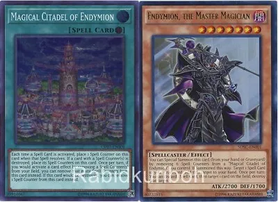 Yugioh Endymion The Master Magician (Ultra) + Magical Citadel Of Endymion Super • $2.95