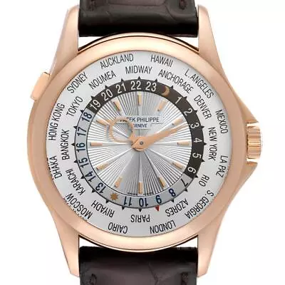 Patek Philippe World Time Complications Rose Gold Mens Watch 5130 • $33750