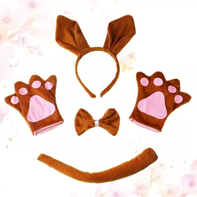  4 Pcs Animal Costume For Adults Party Suit Kids Outfits Parent-child Clothing • £12.79