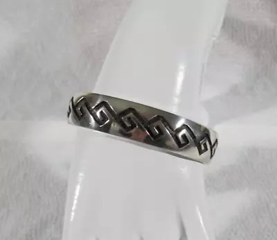 Stunning Vintage Sterling Silver Anderson Koinva Hopi Cuff Bracelet • $223.25