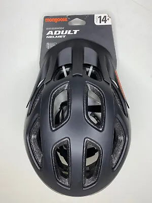 Mongoose Session Adult Adjustable Bicycling Helmet Black 14+ MG79663-2 • $19.90