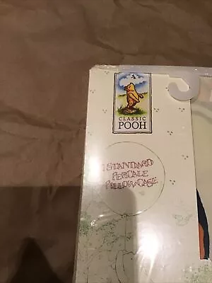 Vintage Winnie The Pooh Classic Pooh Pillowcase Tigger Sealed New Made In USA • $49.97