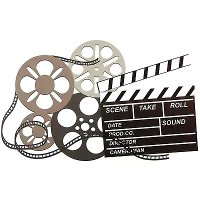 Metal Movie Reel Wall Art Abstract Antique Movie Theater Decor Beautiful Movie R • $18.33