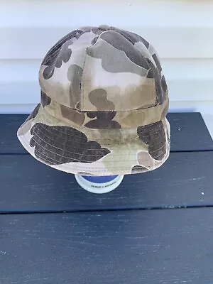 Vintage Columbia Camouflage Boonie Bucket Hat Lg Hunting Fishing Camping Hiking • $28.88