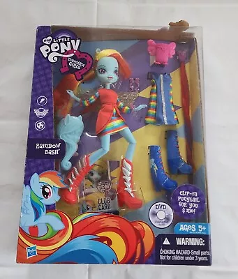 My Little Pony MLP Equestria Girls Rainbow Dash Doll Hasbro 2012 New In Box • $69.95