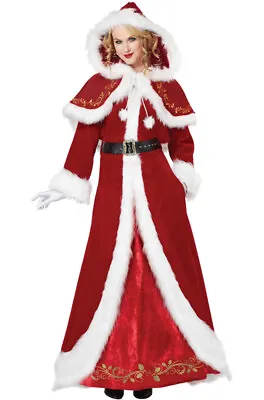 Brand New Deluxe Mrs. Santa Claus Christmas Adult Costume • $66.17