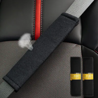 2Pcs Car SeatBelt Shoulder Pad Cover Cushion Harness Comfortable Driving US • $8.99