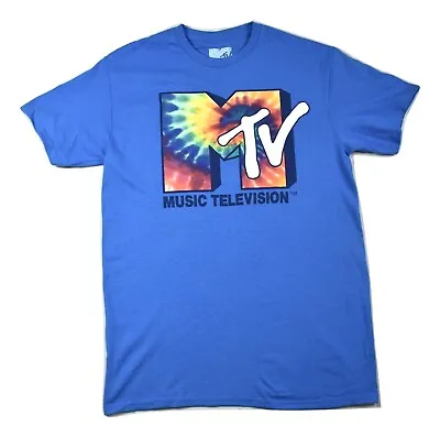 MTV Mens Music Television Tie Dye Logo Tee Shirt New M L XL • $7.99