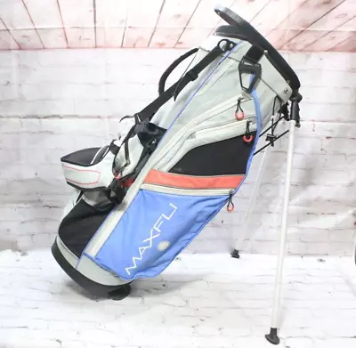 Maxfli Honors 6 Way Golf Cart Bag Blue/grey/Red • $88.34