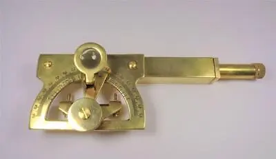 Nautical Solid Brass Navigation Abney Level Maritime Precision Instrument • $69.99