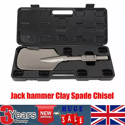 Manual Concrete Stone Shovel Breaker Clay Spade Chisel Jackhammer Industrial UK • £26.23