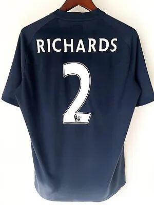 2010-2011 Manchester City Away Kit Micah Richards #2 - Umbro - Large • $185