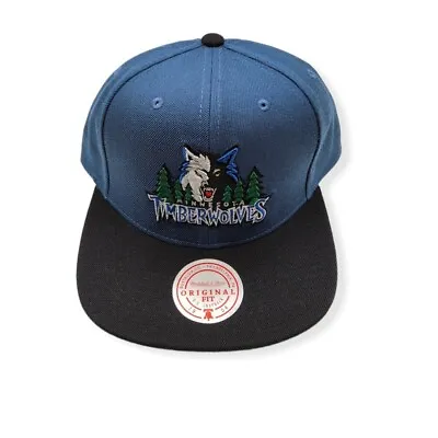 Mitchell & Ness Minnesota Timberwolves Team 2 Tone 2.0 Adjustable Snapback Hat • $34.99