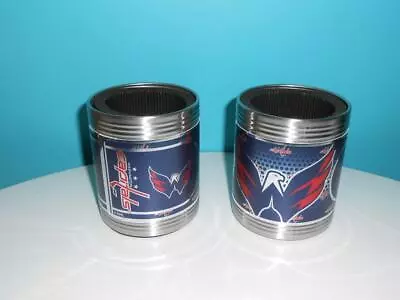 PAIR New Washington Capitols Stainless Steel Metal Can Holder Koozie Set S77 • $14.99