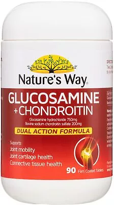 Glucosamine + Chondroitin 90 Tabs X 3 Pack Nature's Way • $155.56