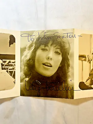 VTG Lily Tomlin Signed Insert Fold Out Photos INSCRIBED To John • $68.99