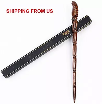 Handicraftviet  Hand Carved Wooden Magic Wand Wizard Wand For Child 15IN - S10 • $21.99