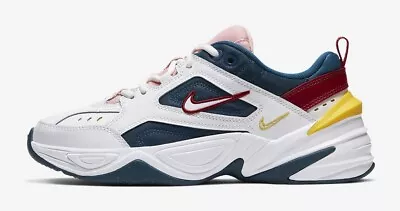 Nike WMNS M2K TEKNO Blue Force Chrome Yellow Limited Edition Rare DS AO3108 402 • $54.88