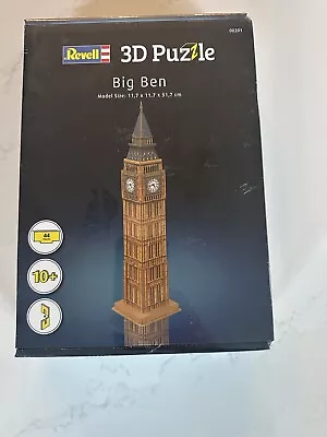 Revell 3d Jigsaw Puzzle Big Ben Brand New And Sealed  Gift  • £5