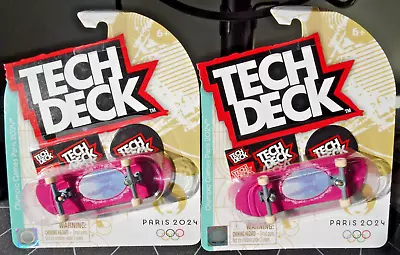 A Pair Of Rayssa Leal Tech Deck Olympic Games Paris 2024 Fingerboard Skateboard. • $20.50