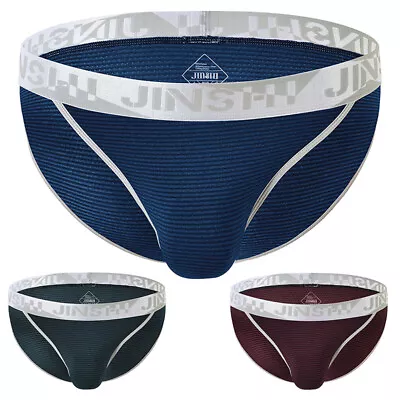 Jinshi New Men Briefs Bamboo Low Rise Breathable Soft Sexy Bikini Underpants • $11.19