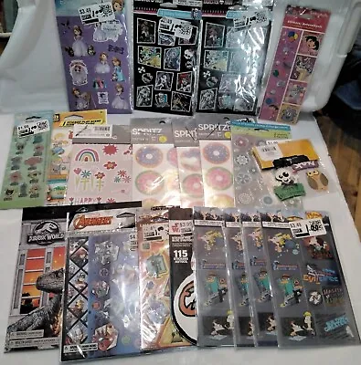 Sticker Book Lot Disney Marvel Monster High Star Wars Donut Tattoos W/ Duplicate • $12