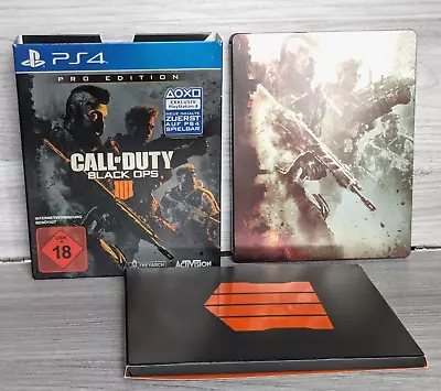 CALL Of DUTY BLACK OPS 4  SONY PS4 GAME LIMITED PRO EDITION CoD - GERMAN VERSION • £11.99