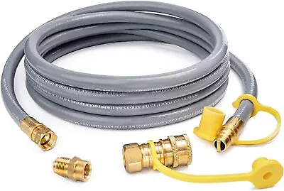 12FT 1/2 Inch ID Natural Gas Hose  For Grill - Pizza Oven - Patio Heater • $37.97