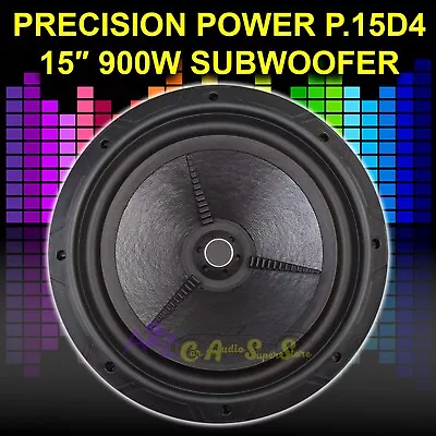 Precision Power P.15 (p.15d4) Pro 15  900 W Dual 4-ohm Subwoofer Bass Speaker • $464.44