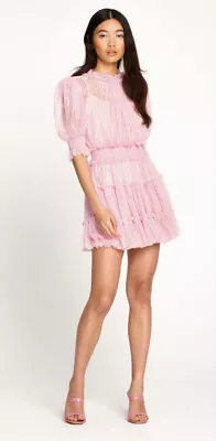 $239 • Buy Bnwt Alice Mccall Ily Mini Dress - Size 12 Au Lilac Pastel Pink Rrp $395 Nwt