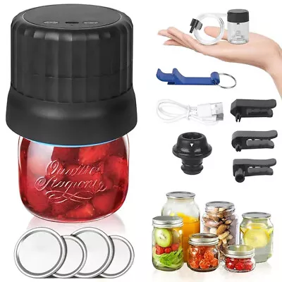 Electric Mason Jar Vacuum Sealer Kit For Wide Mouth And Regular Mouth Mason Jars • $18.99