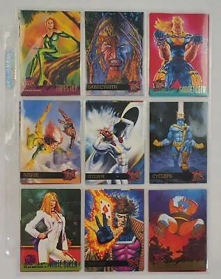 Pro Ultra Platinum 5 Pocket 1995 Fleer Ultra X-Men Marvel Base Cards • $39.70