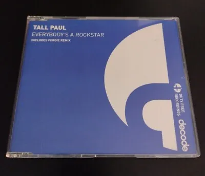 Everybody's A Rockstar By Tall Paul (CD 2002) 3 Track CD Single  • £5.30