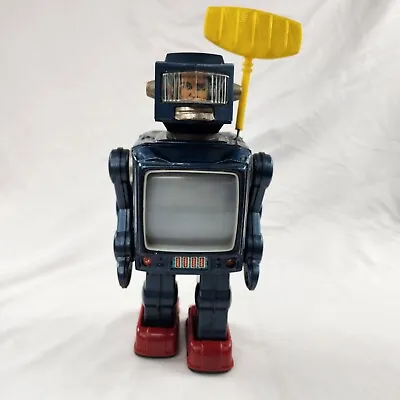 Vtg 1960s Blue Radar Robot Tin Toy Japan Original S.H Horikawa Rare 12.75  • $349.99