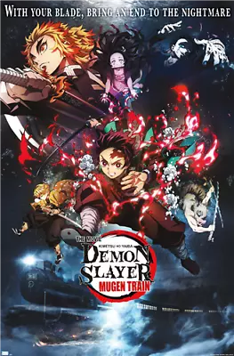 DEMON SLAYER: MUGEN TRAIN - COLLAGE ONE SHEET POSTER - 22x34 - 22626 • $11.50